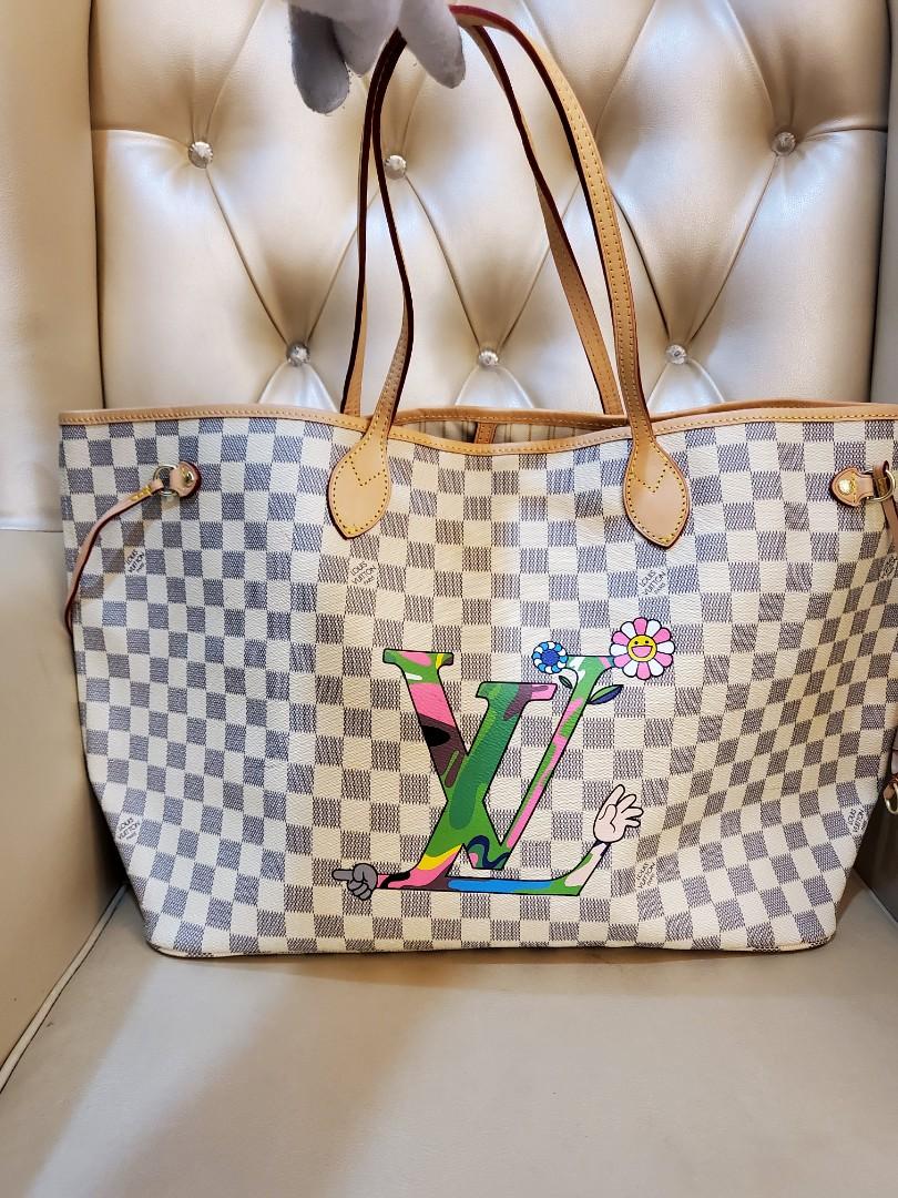 Louis Vuitton Neverfull Azur MURAKAMI Limited Edition GM, Luxury, Bags &  Wallets on Carousell