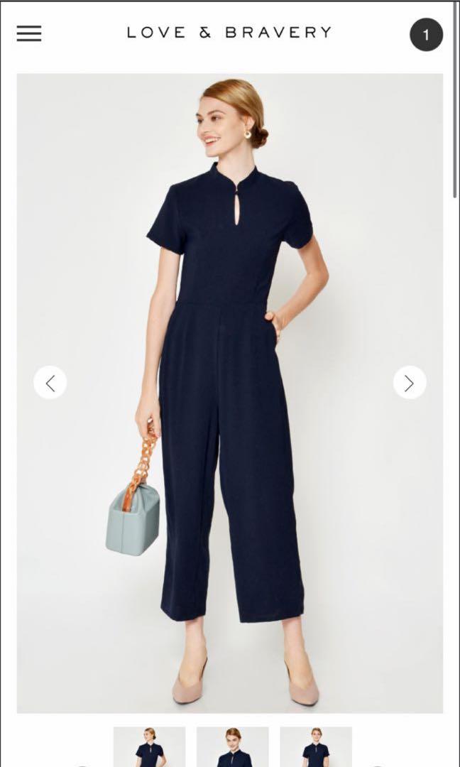 Love Bravery Cheong Sam Jumpsuit Women s Fashion Dresses Sets Jumpsuits on Carousell