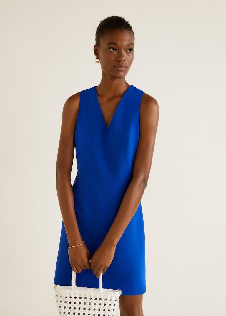 Mango office dress outlet