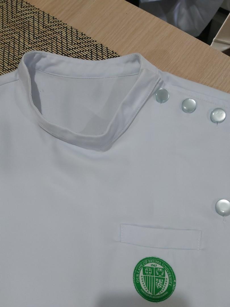 Medicine Uniform (Category: Traditional & Ethnic wear) located in Valenzuela. Submitted by janmartinv (Listing ID 1066915129, Image 2). Description: Pre-loved OLFU (Medicine) CLERKSHIP UNIFORM BLOUSE Shoulder length: 14 inches Lenght: 22 inches Bust: 36 inches (adjustable) SKIRT Waist: 29-31 inches Lenght: 23 inches Hips: 36 inches 9 PAIRS Available Pwede paseksihin kc may botones na adjustable sya PRICE: 400/pair.
