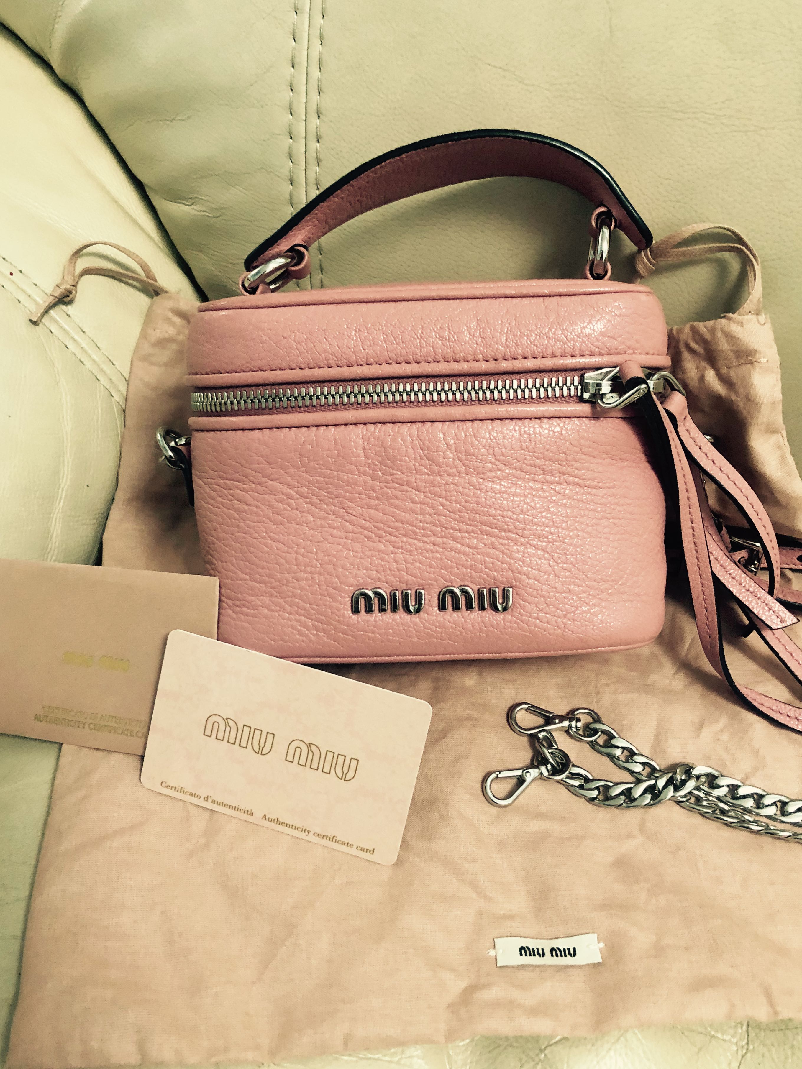 Miu Miu vanity case Carousell
