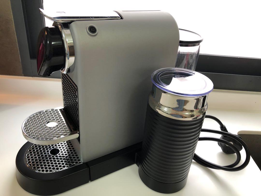 Nespresso CitiZ & Milk Coffee Machine by KRUPS with Milk Frother