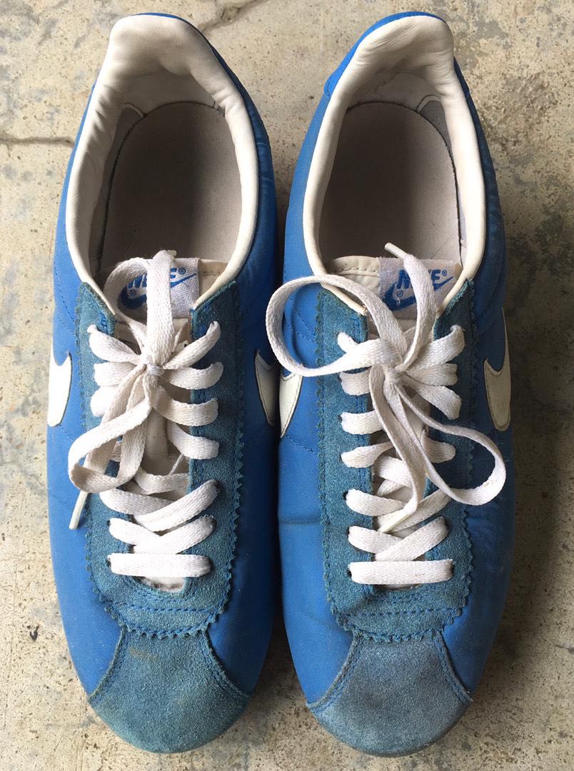 Nike cortez biru cheap