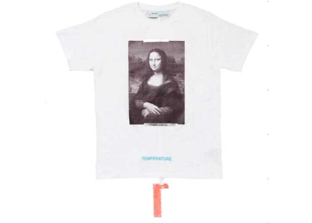 Temperature off white mona lisa top