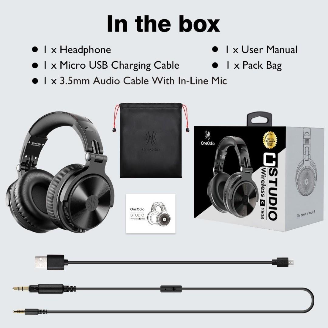 OneOdio Pro C Wired Wireless (Y80B) Review The Notorious Big And Small ...