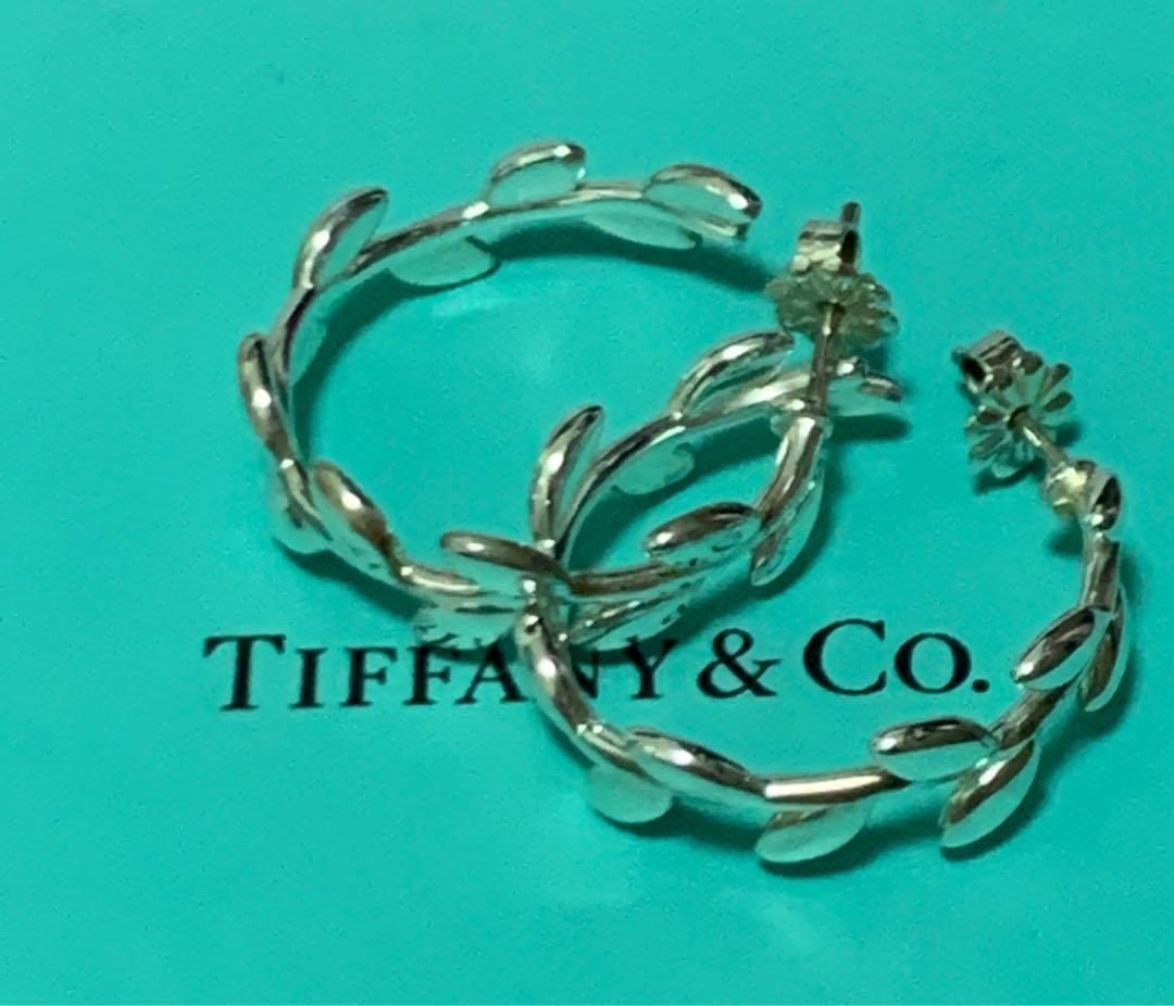 Tiffany paloma picasso sales olive leaf earrings