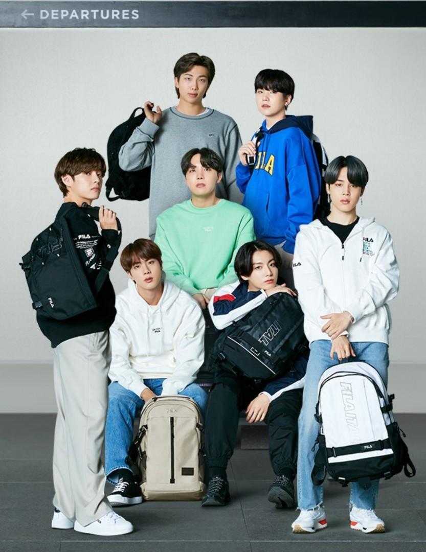 Bts x store fila backpack