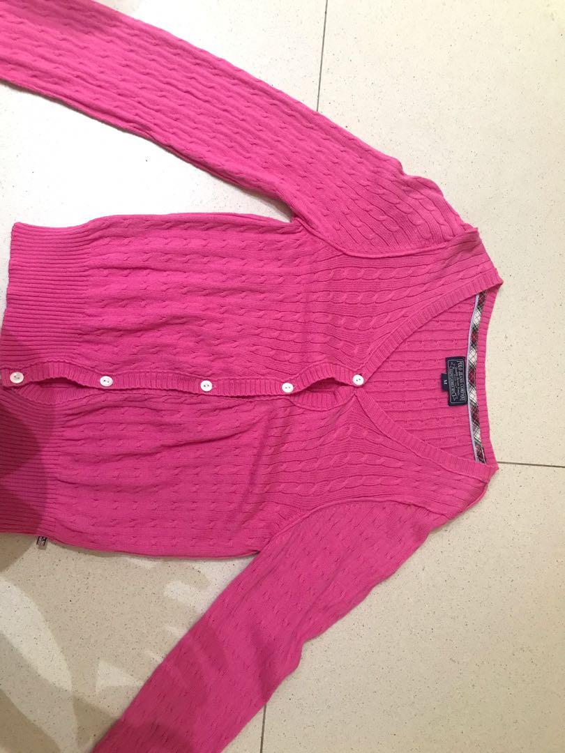 Ralph lauren pink cardigan hot sale