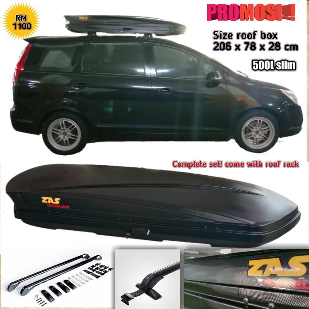 PROMOSI Pasang KL Selangor Car Roof Cargo Box bubble design 500L complete roof rack Auto Accessories on Carousell