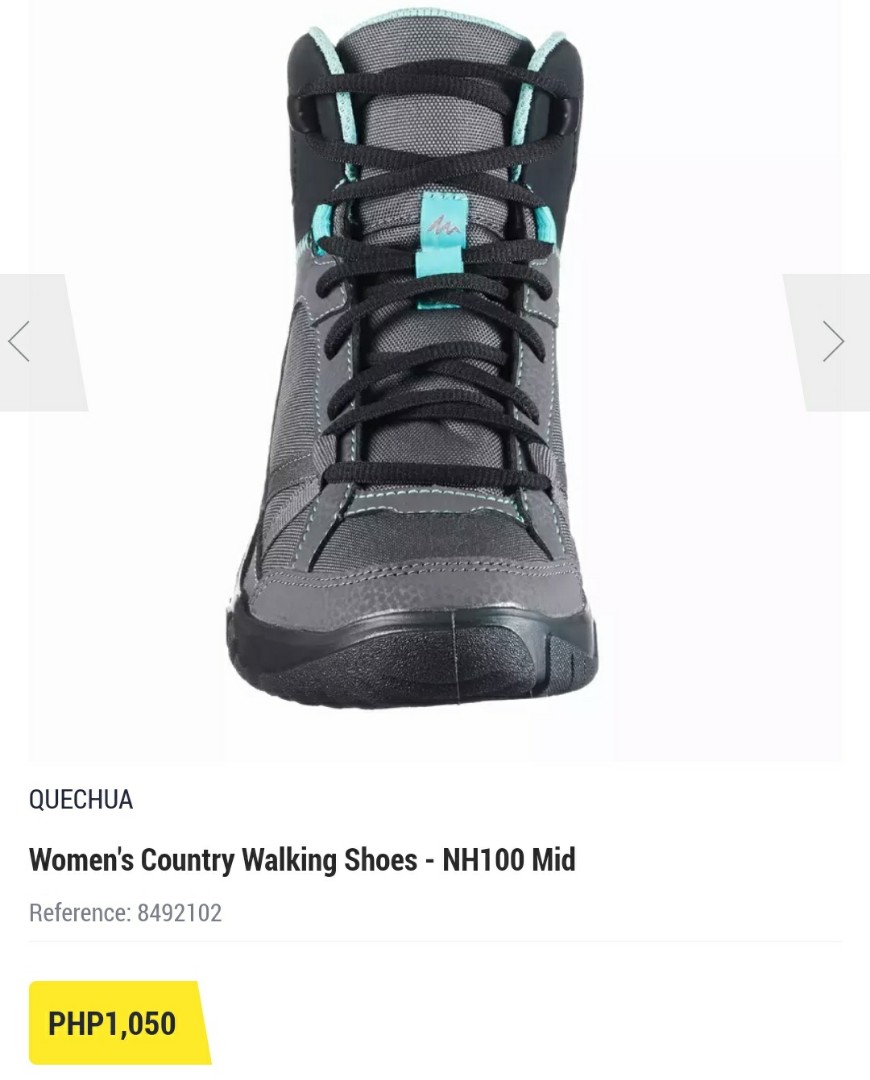 quechua shoes nh100