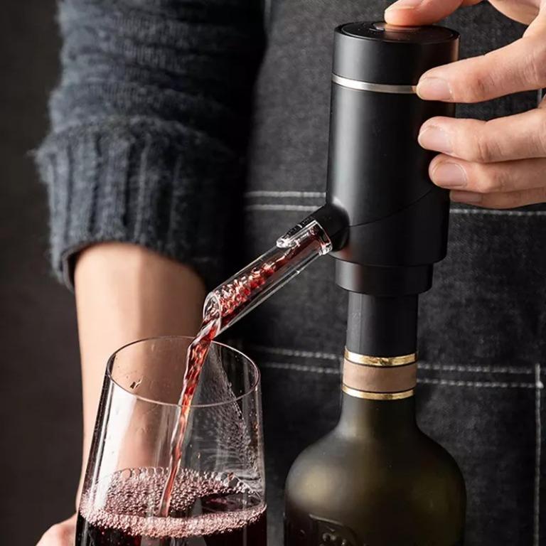 Electric Aerator Wine Red White Wine Dispenser Pump Portable Automatic Bottle Breather Tap Machine Accessories