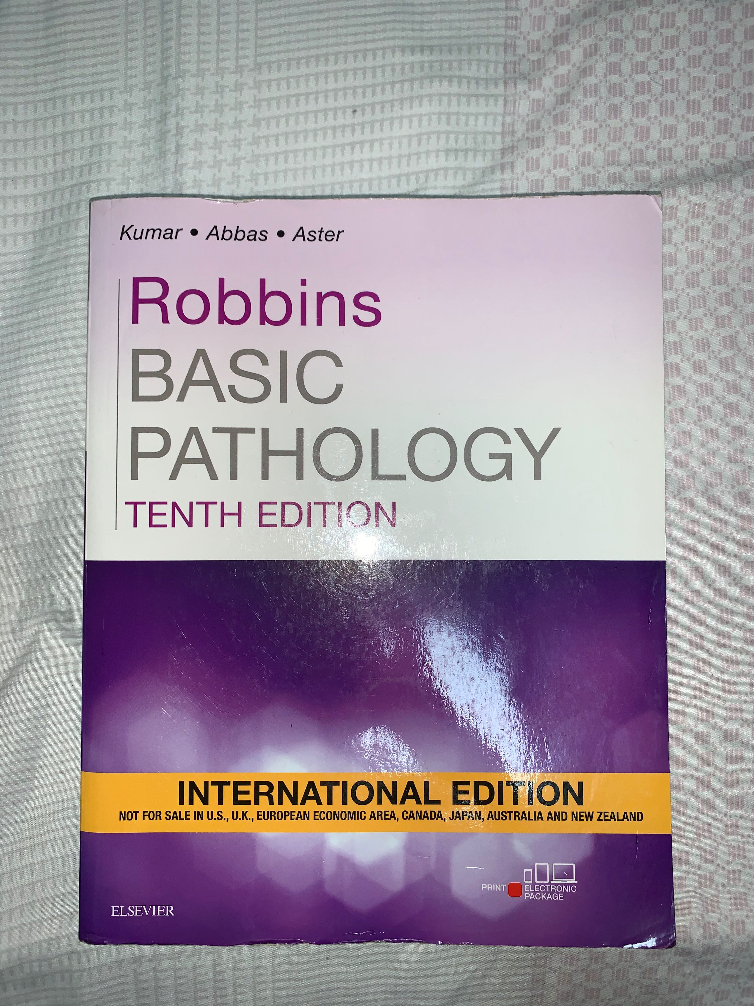 Robbins Basic Pathology 10th Edition For M2 M4 Pathology Postings Hobbies Toys Books Magazines Assessment Books On Carousell