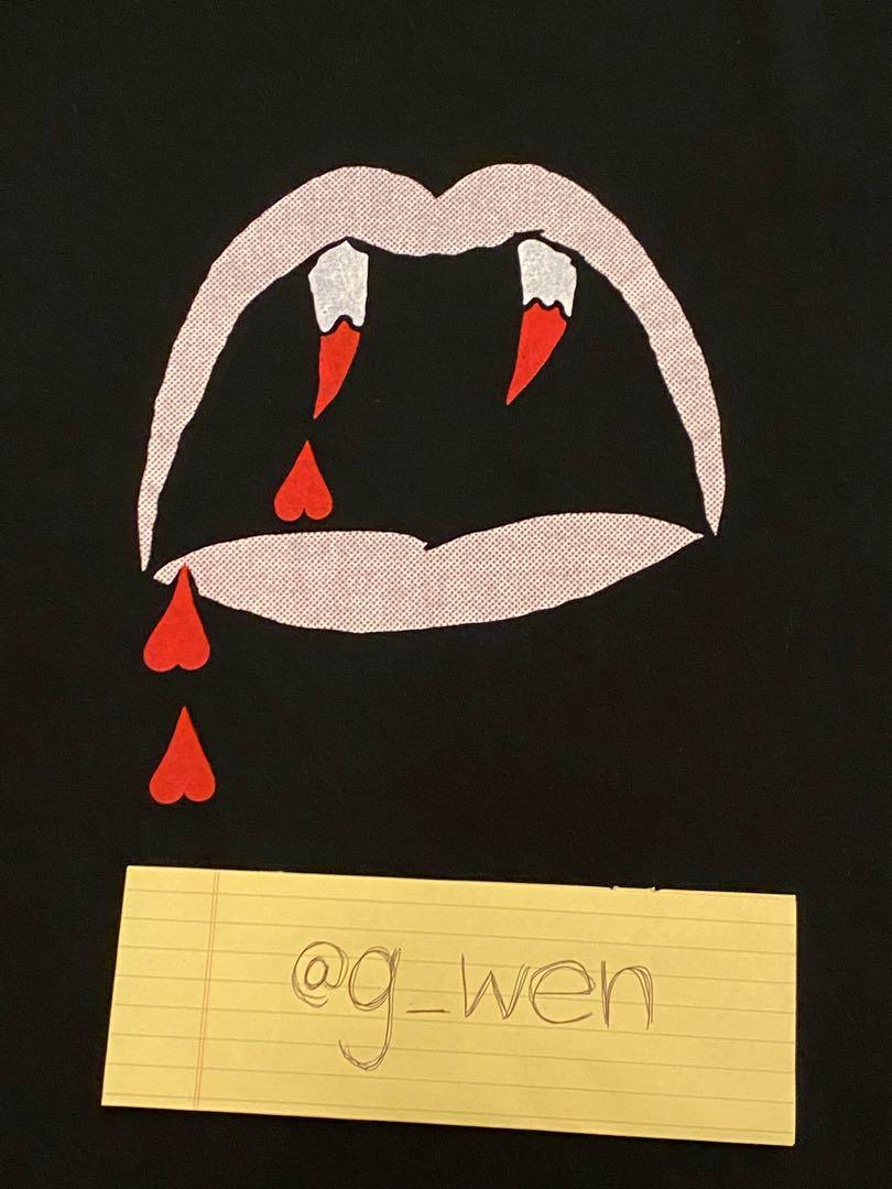 Saint Laurent Paris Blood Luster Fang T Shirt