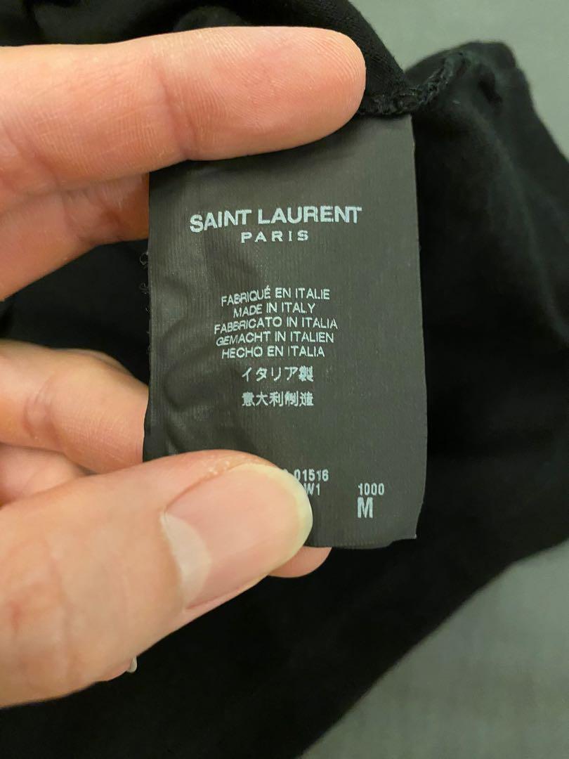 Saint Laurent Paris Blood Luster Fang T Shirt
