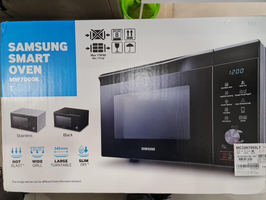 Samsung smart on sale oven mw7000k
