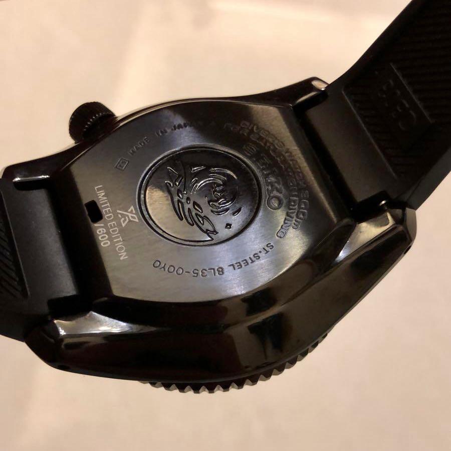 SEIKO Prospex Black Series 黑魂大MM SLA035J1 SBDX033, 名牌, 手錶- Carousell
