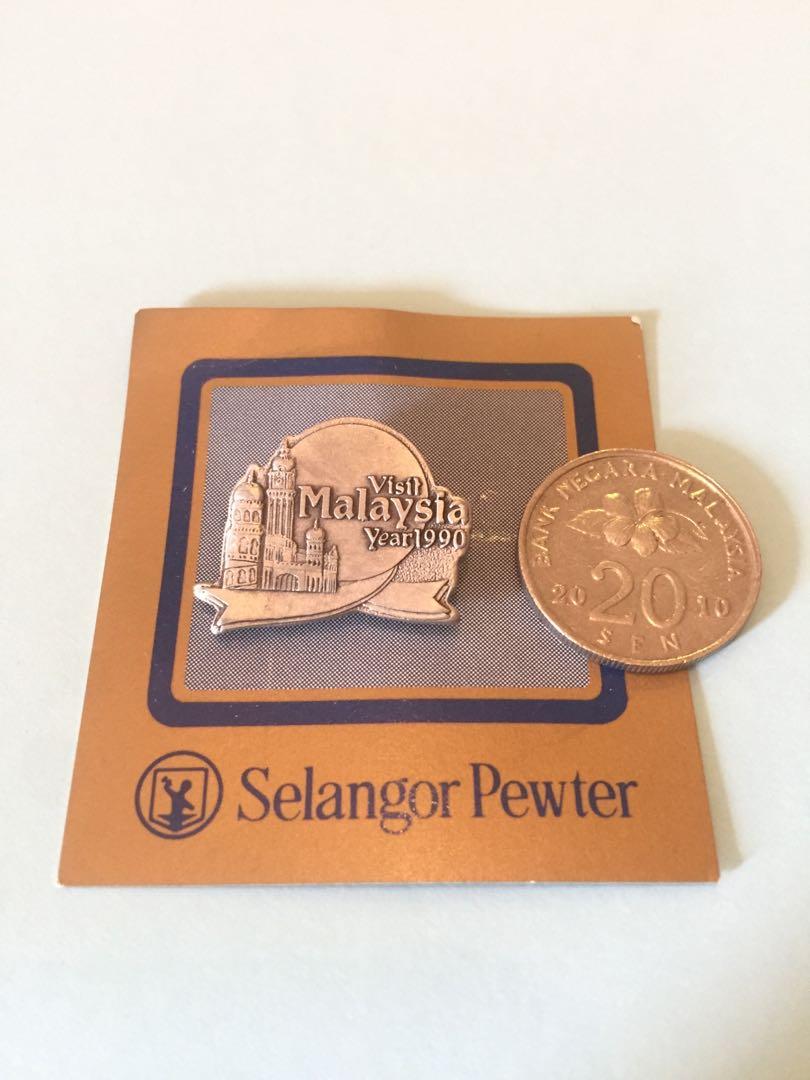 Selangor Pewter Pin Visit Malaysia Year 1990 Hobbies Toys Stationery Craft Art Prints On Carousell