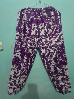 Set piyama bahan santung