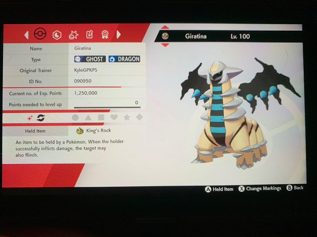 Shiny Giratina Pokemon Sword and Shield Max Raid, Video Gaming, Gaming  Accessories, Game Gift Cards & Accounts on Carousell