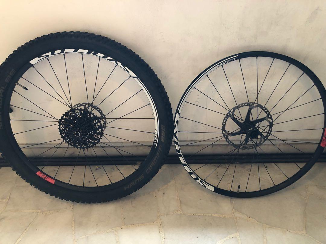 Syncros 27.5 wheelset with Sram XG 1150 10 42T 11 spd XD drive