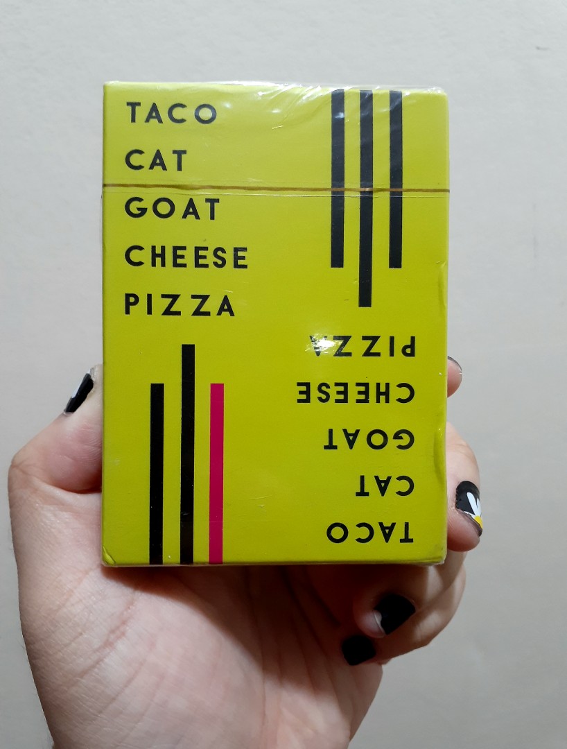 Taco Cat Goat Cheese Pizza Card10 Minutes Fast Table Card Games 3 8 taco-cat-goat-cheese-pizza-card10-minutes-fast-table-card-games-3-8