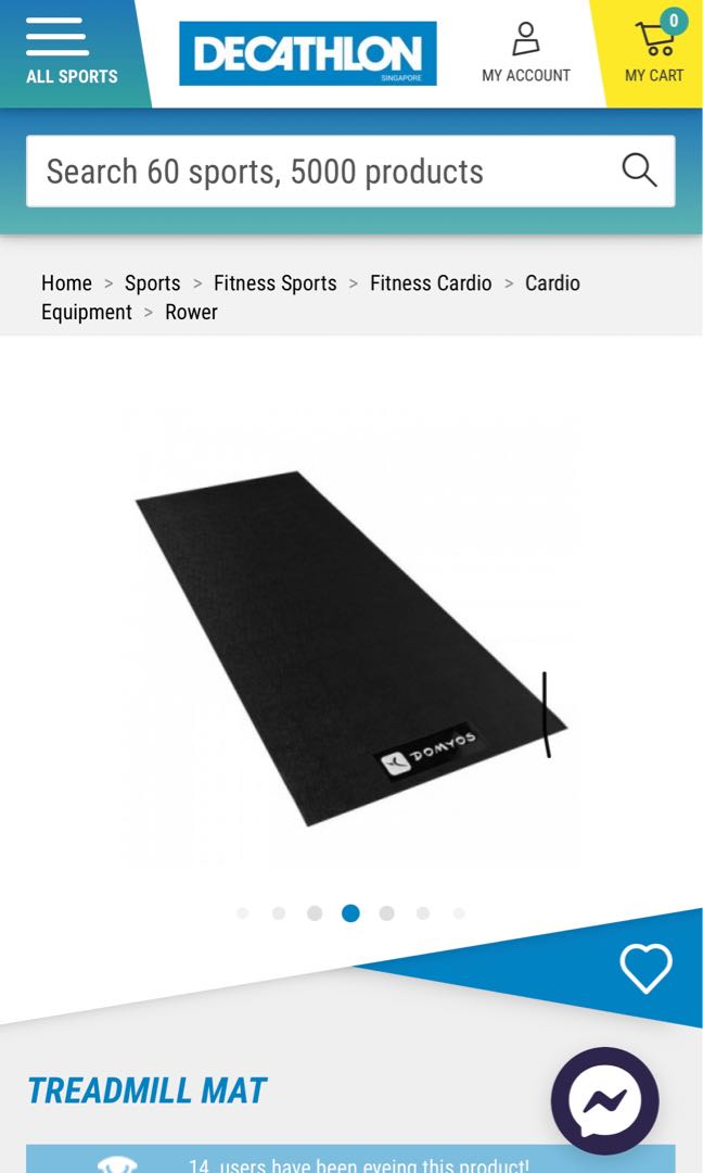 Treadmill mat decathlon