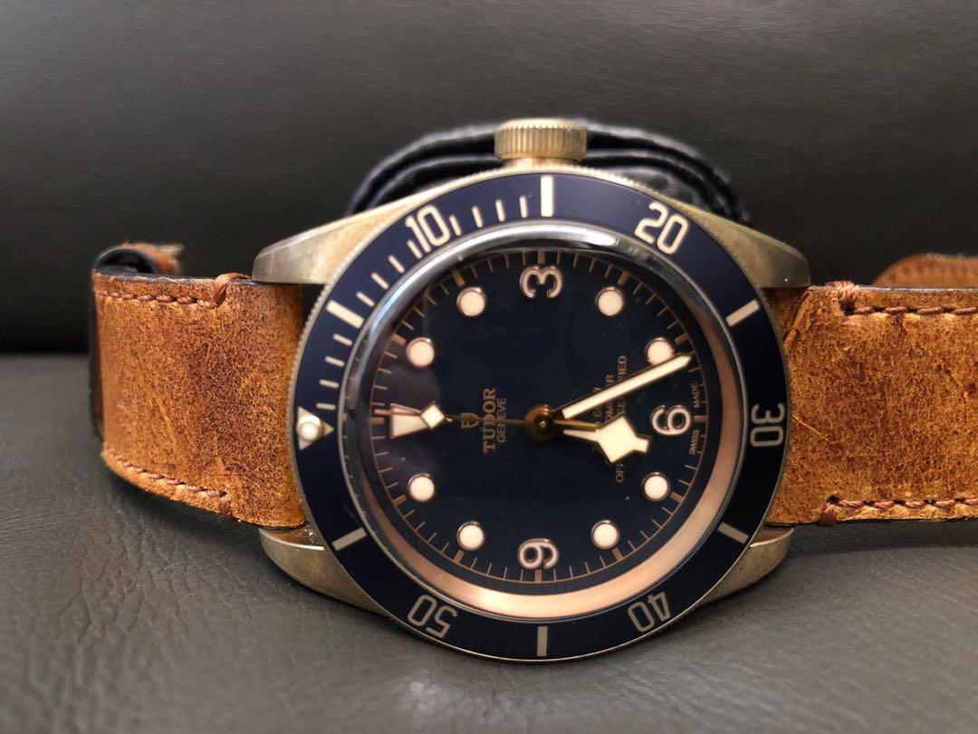 Tudor Black Bay Bronze Bucherer blue edition 79250BB rubber B Carousell