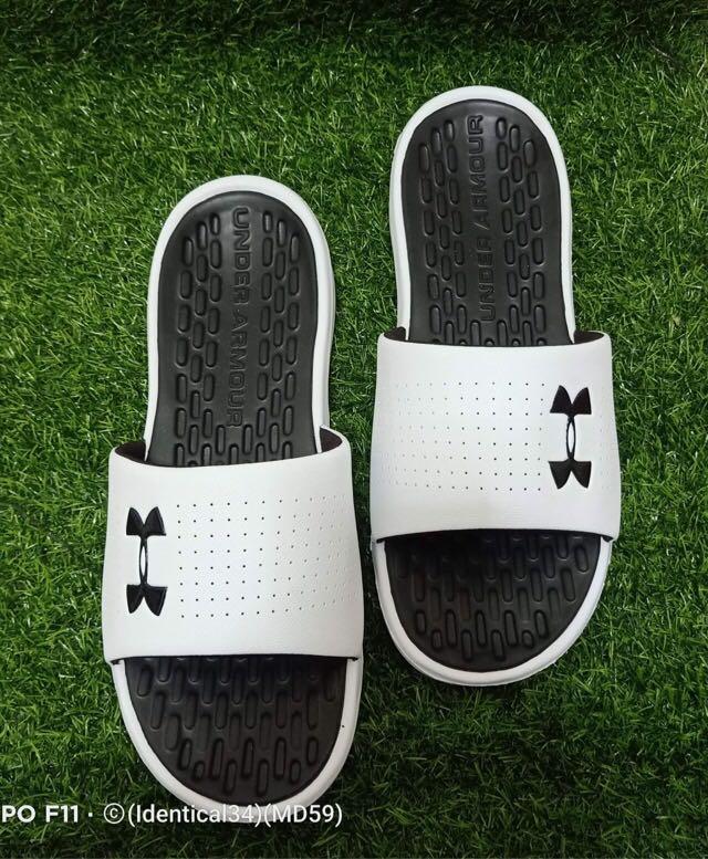 green under armour slides