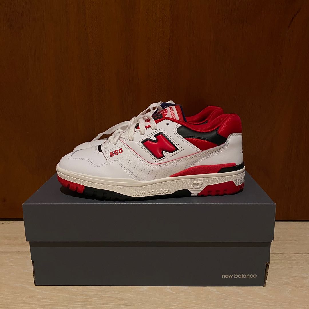 Quien Permanentemente Demon Play US8 - new balance 550 fire red, Men's Fashion, Footwear, Sneakers on  Carousell