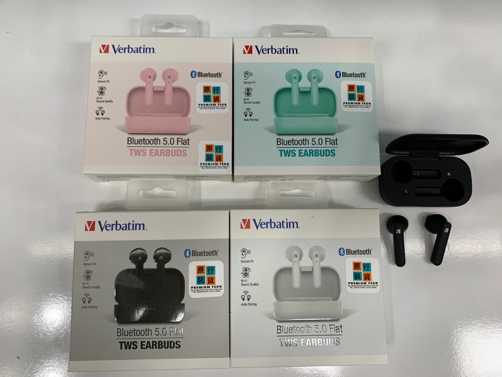 verbatim bluetooth 5.0 tws earbud