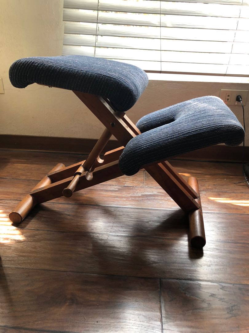 Vintage kneeling chair clearance
