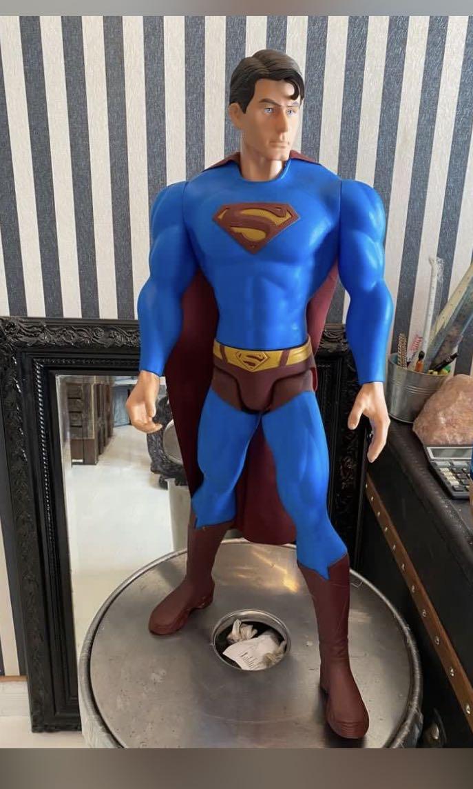 Vintage superman sales action figure