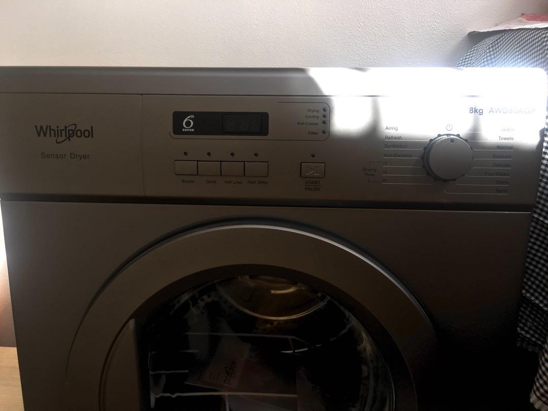 WHIRLPOOL 8 kg. Front Load Electric Dryer (BRAND NEW), TV & Home