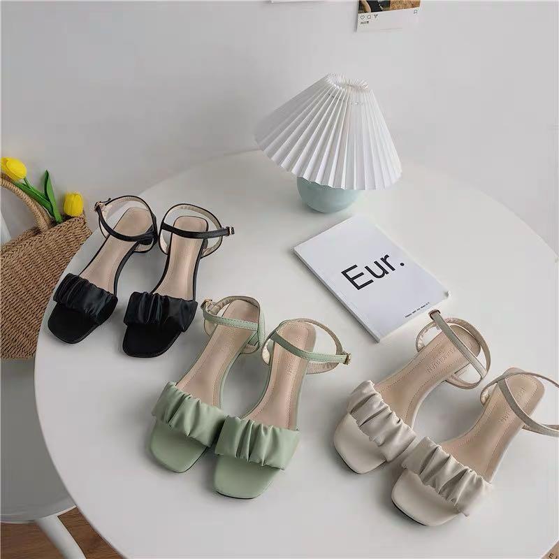 heeled sandals low