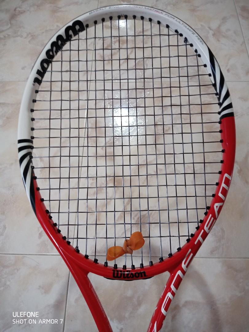 Wilson BLX Amplifeel Six.One 95 Team Tennis Racquet, Sports Equipment