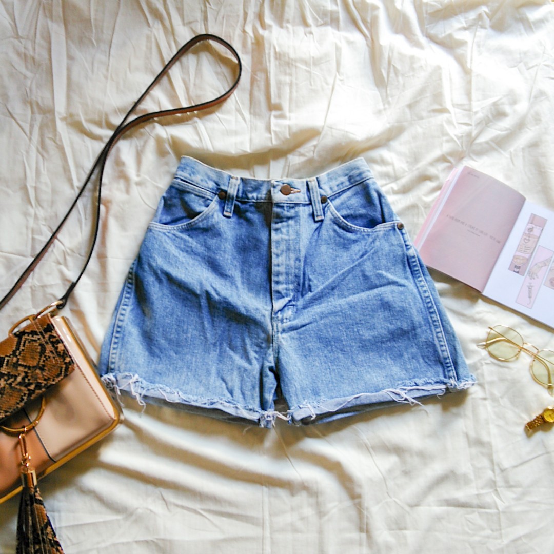 wrangler high waisted shorts