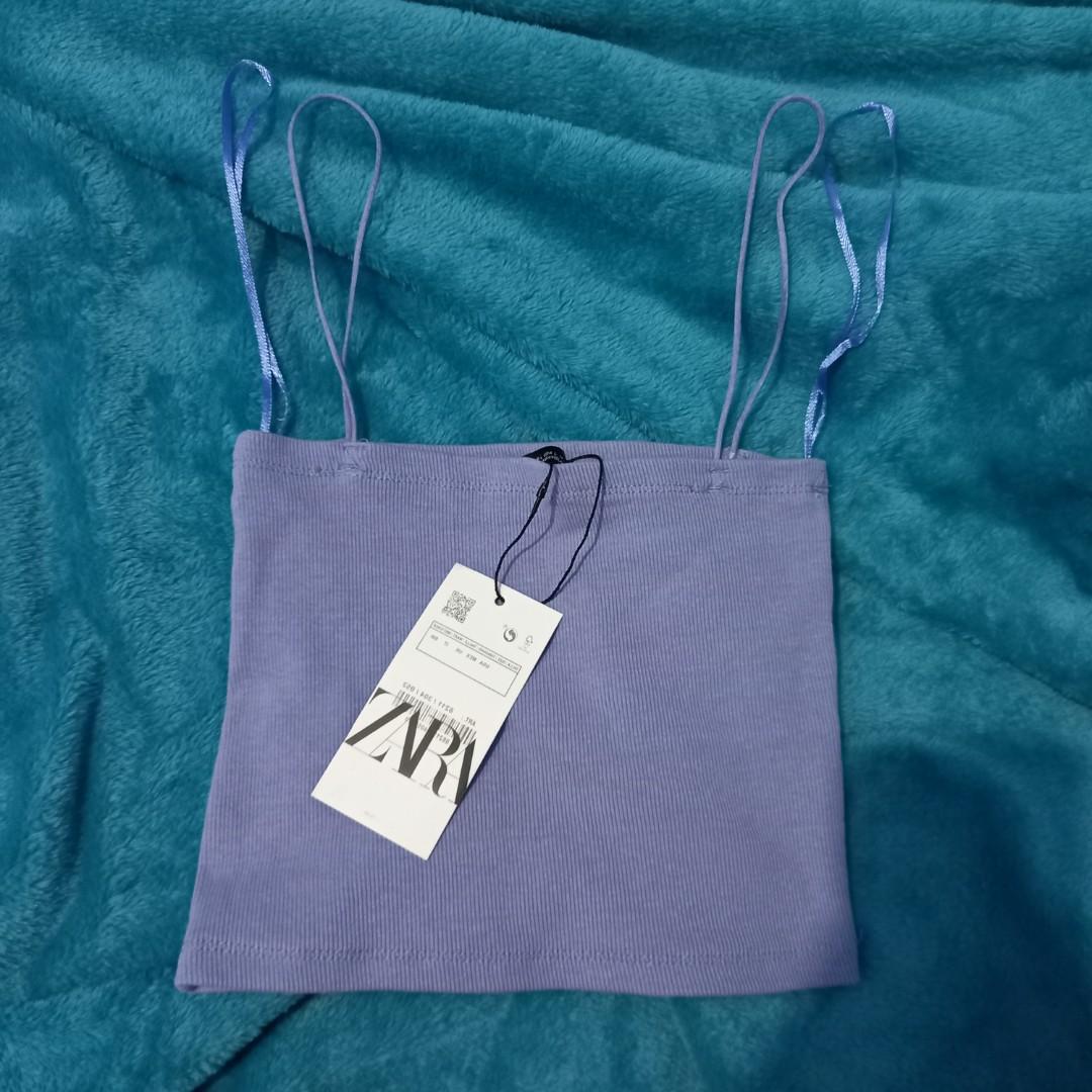 Strappy crop top trf Outlet