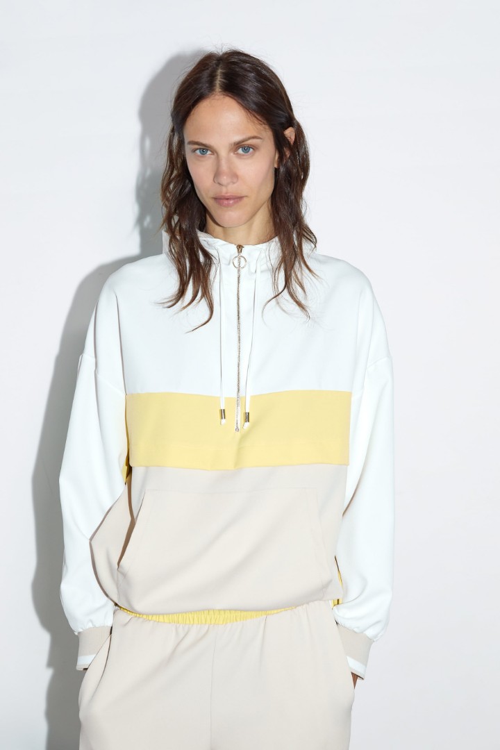 zara yellow tracksuit