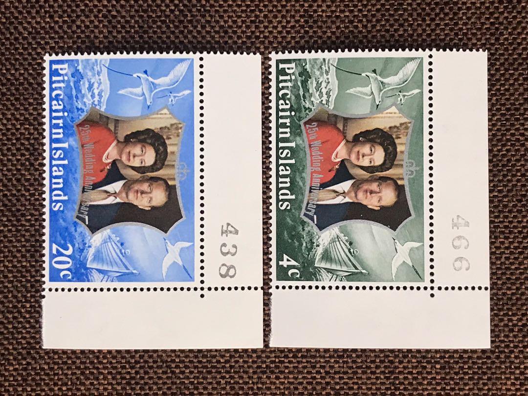 結婚25周年紀念郵票 古董收藏 郵票 Carousell