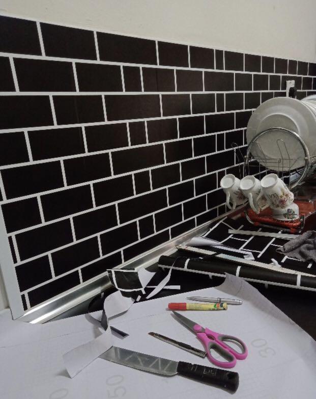 45cm x 10m Brick Wallpaper / Kertas Dinding Bata / Wall ...