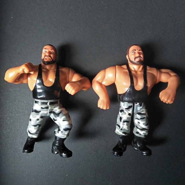 90s The Bushwhackers Luke u0026 Butch World Wrestling Federation WWF WWE Hasbro  Action Figures Tag Team Wrestlers Set