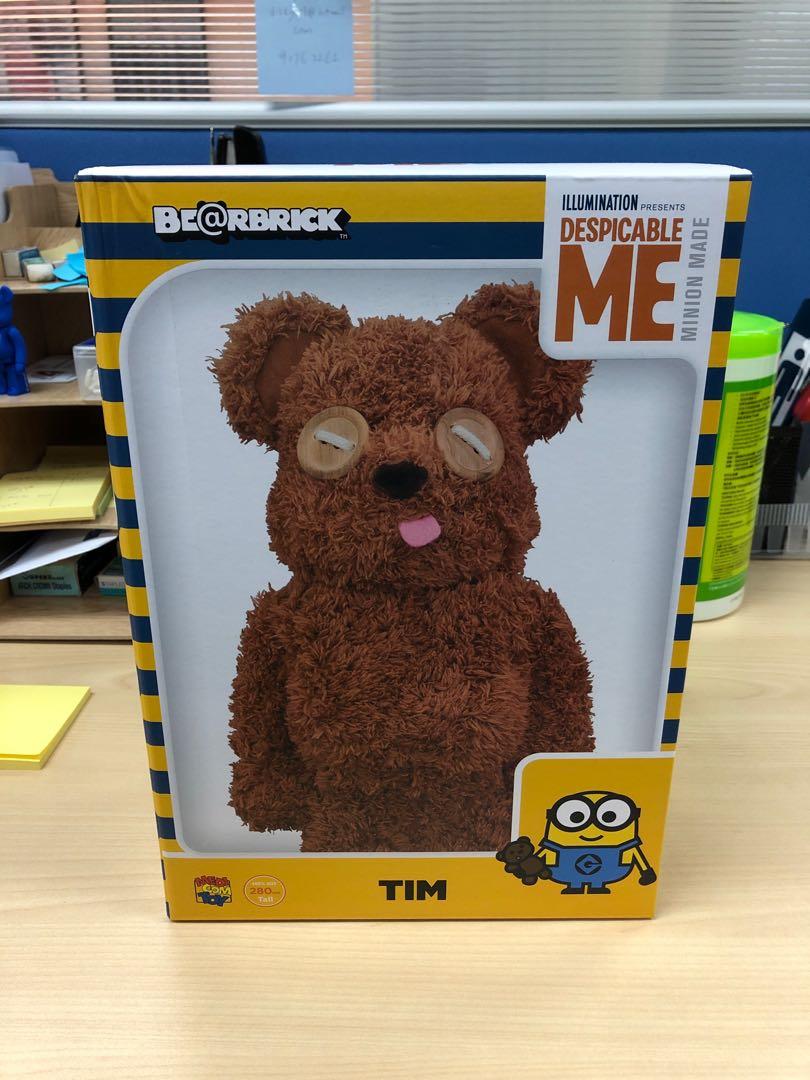 全新Bearbrick be@rbrick tim minion medicom toy 400%, 興趣及遊戲 ...