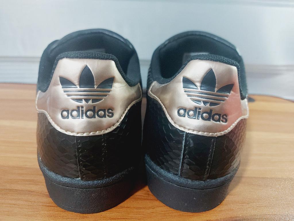 Black Leather Leather Upper Adidas Superstar J Price ADIDAS