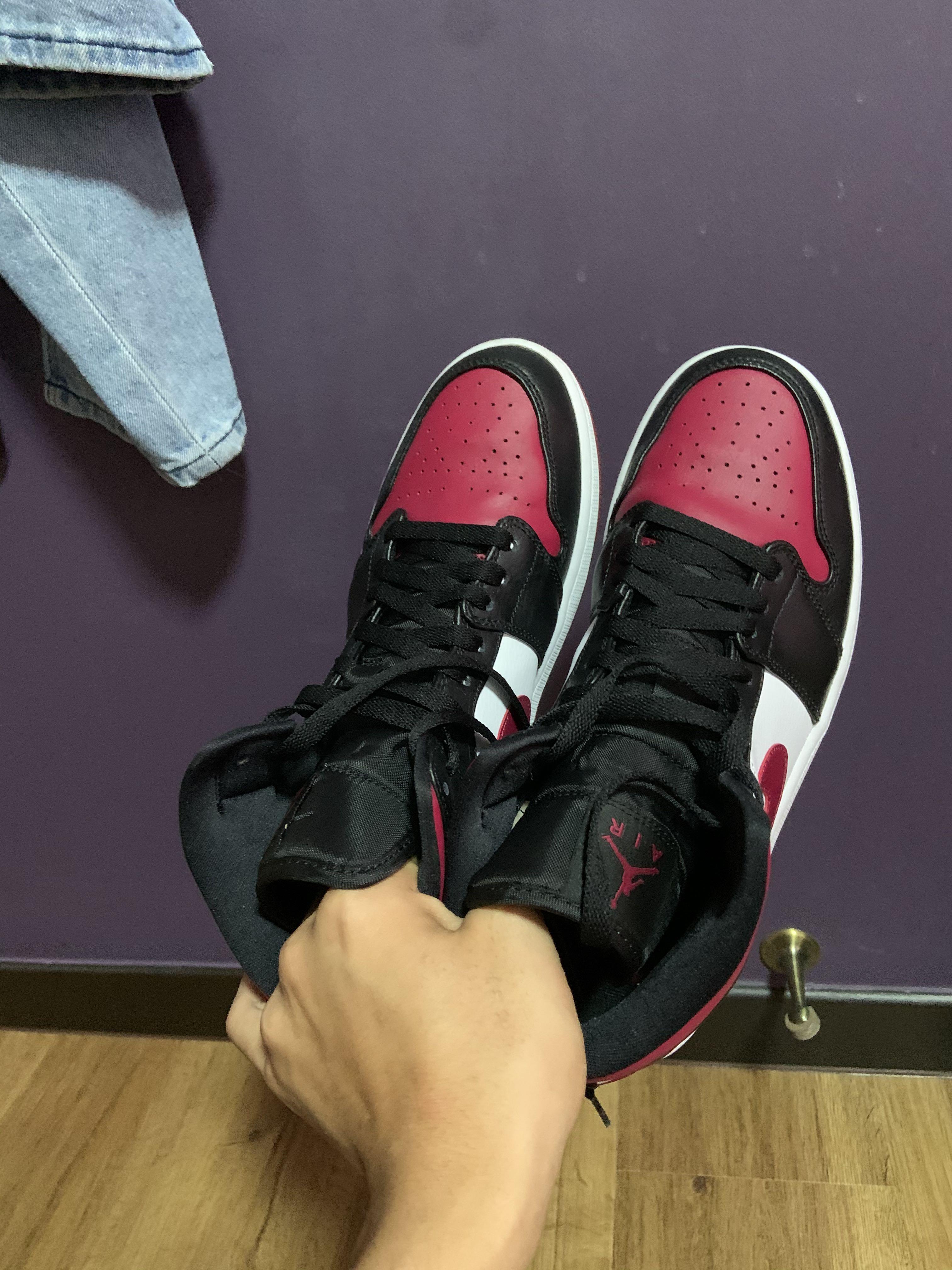 Air jordan 1 outlet maroon black