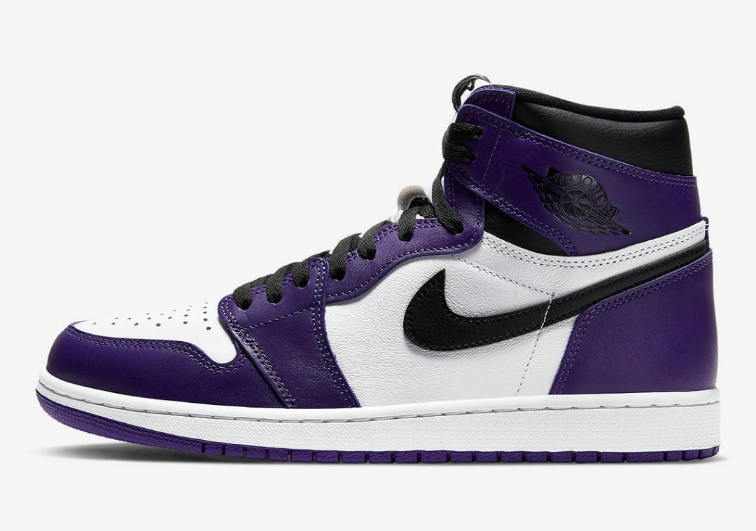Purple top jordans 219