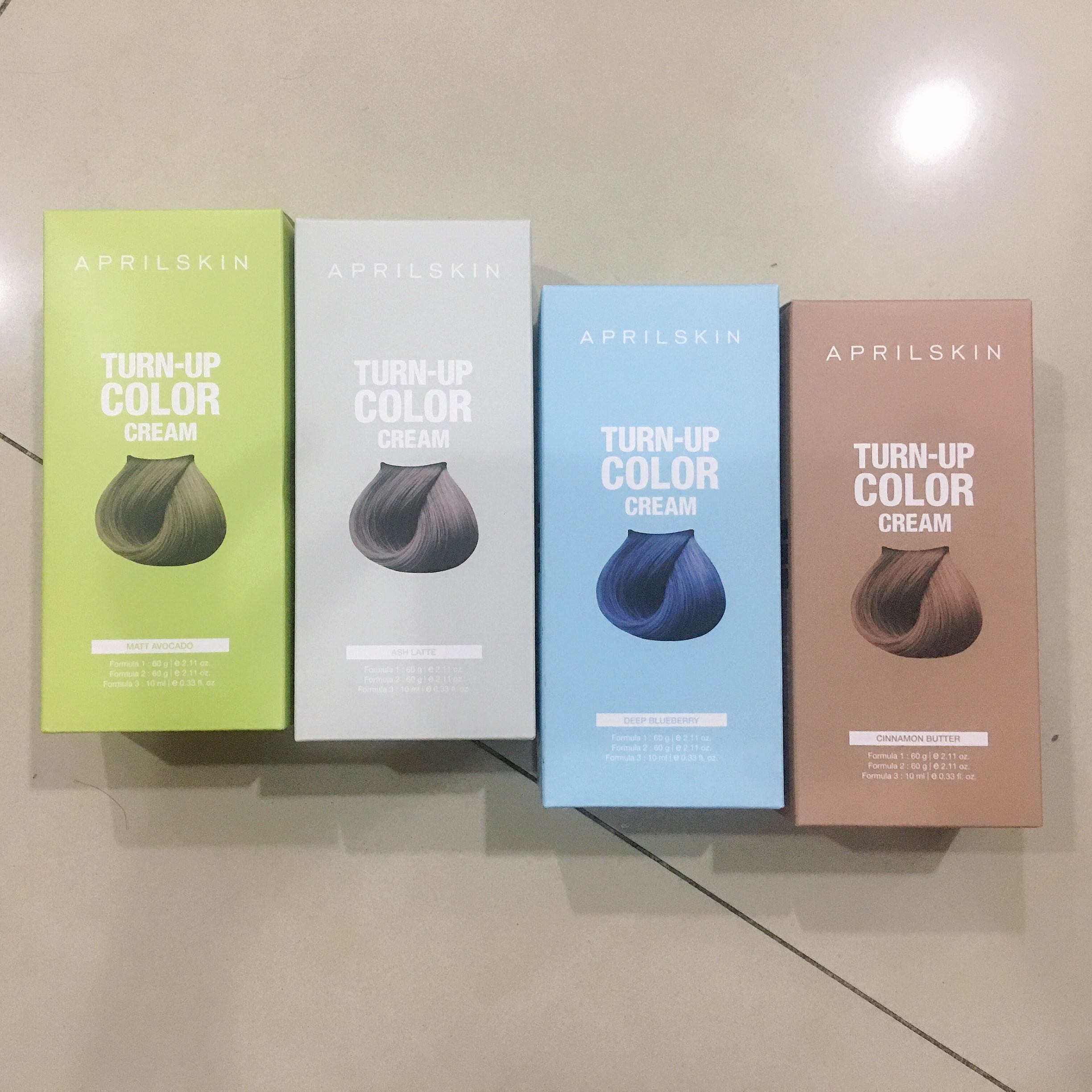 April skin hair dye