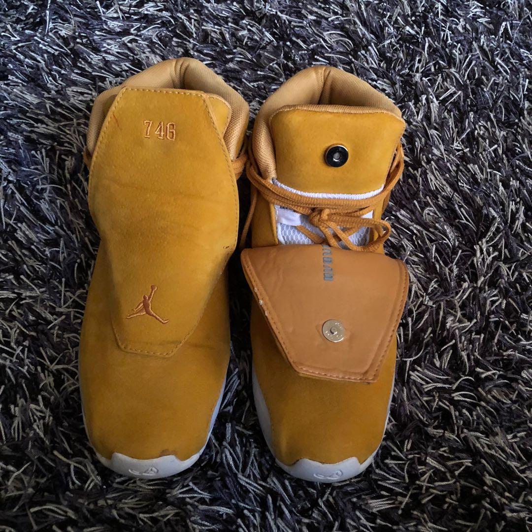 Jordan 18 yellow on feet shop