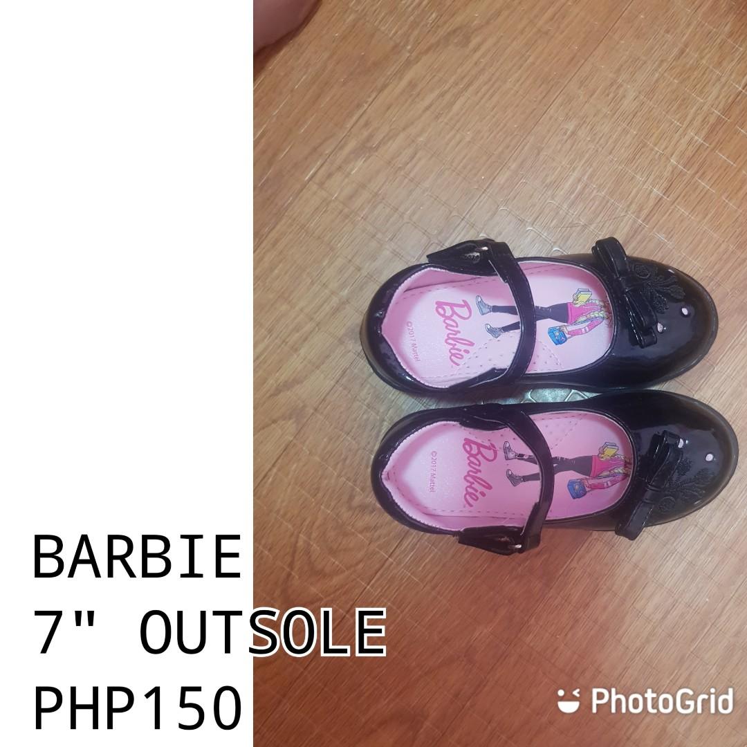Barbie black shoes (Category: Babies & Kids Fashion) located in Manila. Submitted by briggitte18 (Listing ID 1070517903, Image 1). Description: SELLING MY DAUGHTER'S PRELOVED CLOTHES. ‼️❤️AVAILABLE for GIRLS ❤️‼️ ⛔ For sure buyer only (please manage your rxpectation) ⛔No to bogus buyer /joyjoy ⛔ NO SHOPEE CHECKOUT ⛔No cancellation of orders after invoice sent ⛔ MINE NOW PAY TOMORROW BASIS PO. 📌Courier : MCFA (you can suggest for a courier as lon