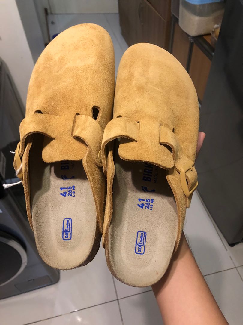 birkenstock boston suede 41 narrow Women s Fashion Footwear