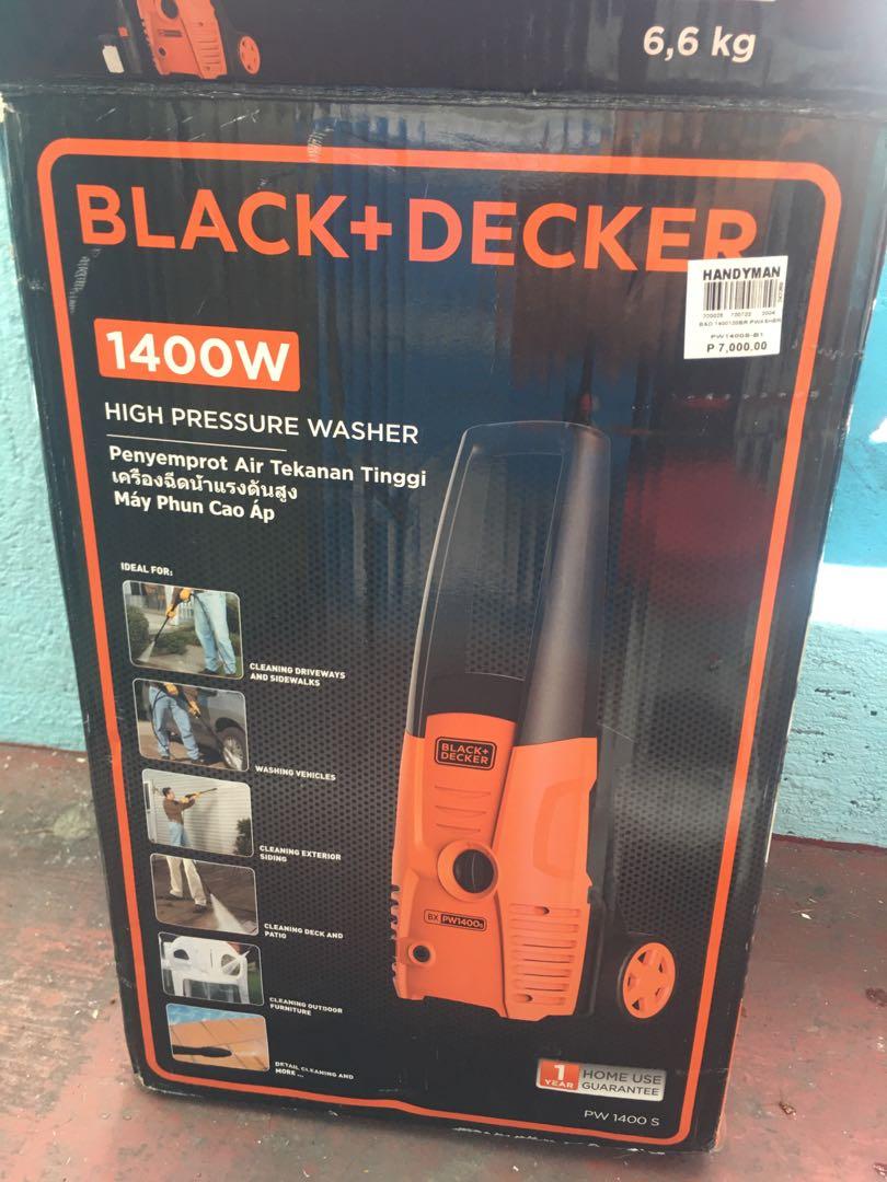 Handyman - Buy Black and Decker Pressure Washer 1400W and